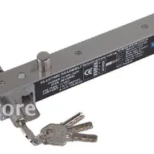 DWE CC RF разблокирована при заряде, отказоустойчивый узкая дверь замок Электрический Болт с ключом