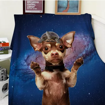 

Blanket plaid Warmth Soft Plush Easy Care Machine Wash Funny Cute Dog Coloful Galaxy daze expression tortoise Plaids on the Sofa