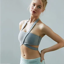 Женские спортивные для йоги топ-Бюстгальтер тренировка в тренажерном зале повязки Фитнес спортивная рубашка Женская Йога жилет Спортивная обивка бюстгальтеры для йоги