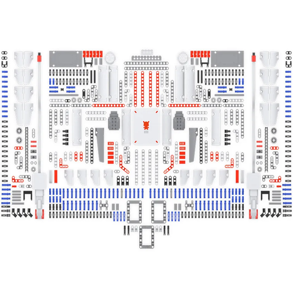 Xiaomi Mitu Робот строительные блоки робота Bluetooth Мобильный пульт дистанционного управления 978 запасные части самобалансирующаяся система модуль программы