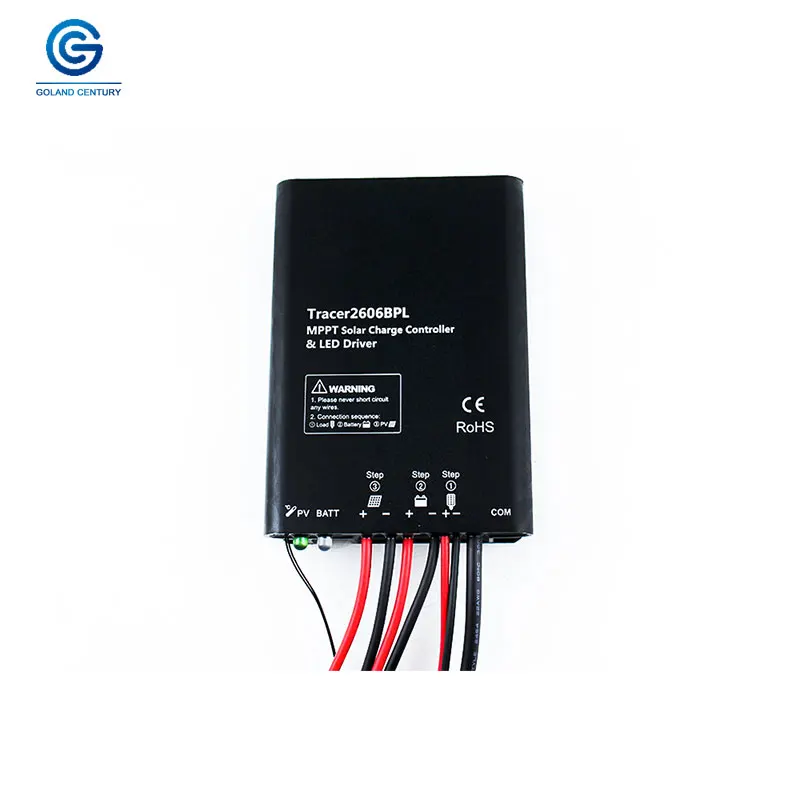 

Tracer2606BPL 2610BPL 3906BPL 3910BPL 5206BPL 5210BPL Programmable LED Light Waterproof MPPT Solar Controller With Time Control