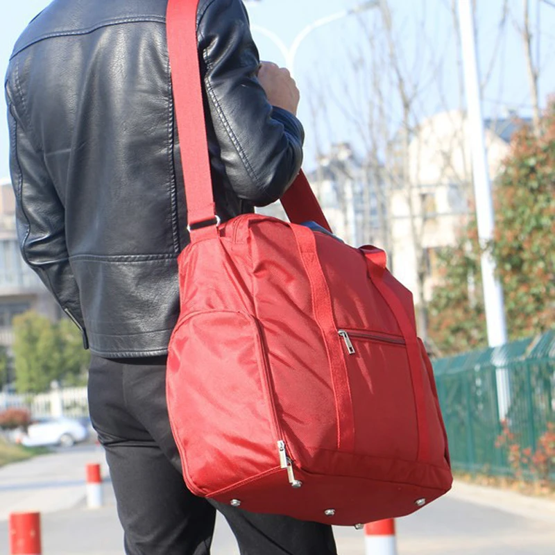 

Nylon Outdoor Training Gym Bag Portable Waterproof Sport Bags Men Women Large Capacity Gym Fitness Bag Travel Handbag