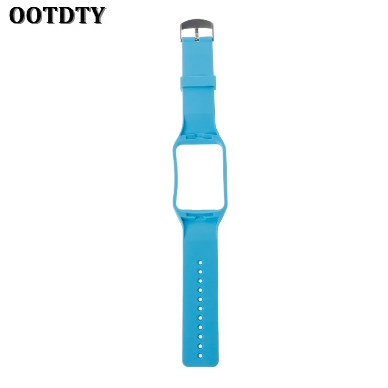 OOTDTY Смарт часы ремешок силиконовый Ремешок Замена для Samsung Galaxy Gear S SM R750