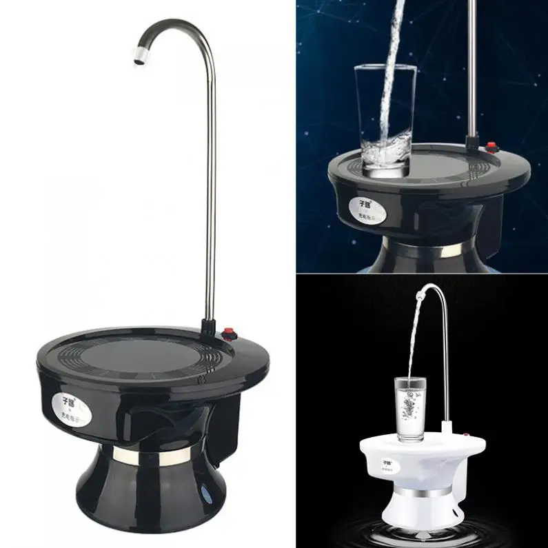 

Barrels / Desk Two Usage Wireless Rechargeable Electric Dispenser Water Pump with USB Cable for 4.5L - 18.9L Barrelled Water