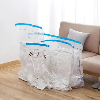 

OTHERHOUSE Large Clothes Vacuum Bag Quilt Pillow Storage Bag Closet Organizer Foldable Seal Compressed Storage Bags Travel