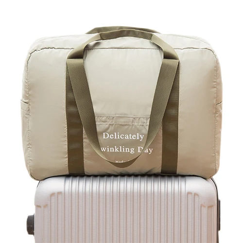 Женская Мужская Дорожная сумка из полиэстера, сумка для переноски, сумка для путешествий, органайзер для багажа, дорожная сумка на колесах, вместительный чемодан - Цвет: Green Travel Bag