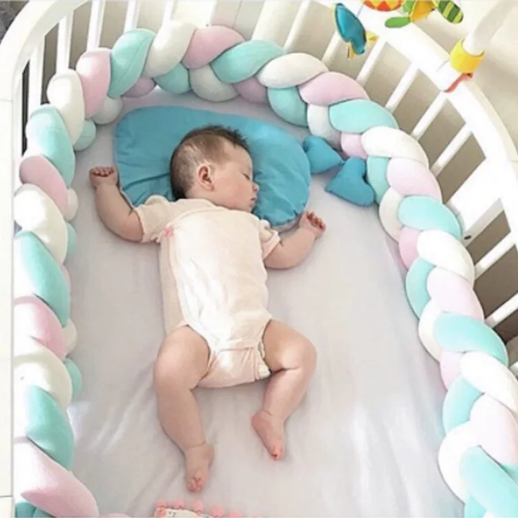 1 м/2 м/3 м детская кроватка бампер детская кровать бампер набор хлопок DIY Детская кровать бампер узел новорожденные младенцы Бамперы в кроватку декор комнаты