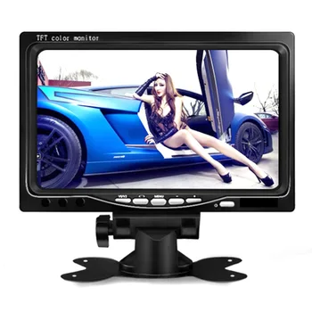 

New 7 Inch Car Monitor General Van LCD AV HD Monitor Bus Reversing Bright Color HDMI Interface Auto Rear View Monitor Display