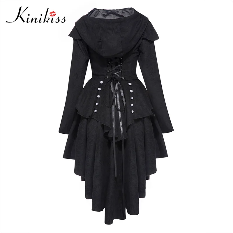 black gothic trench coat