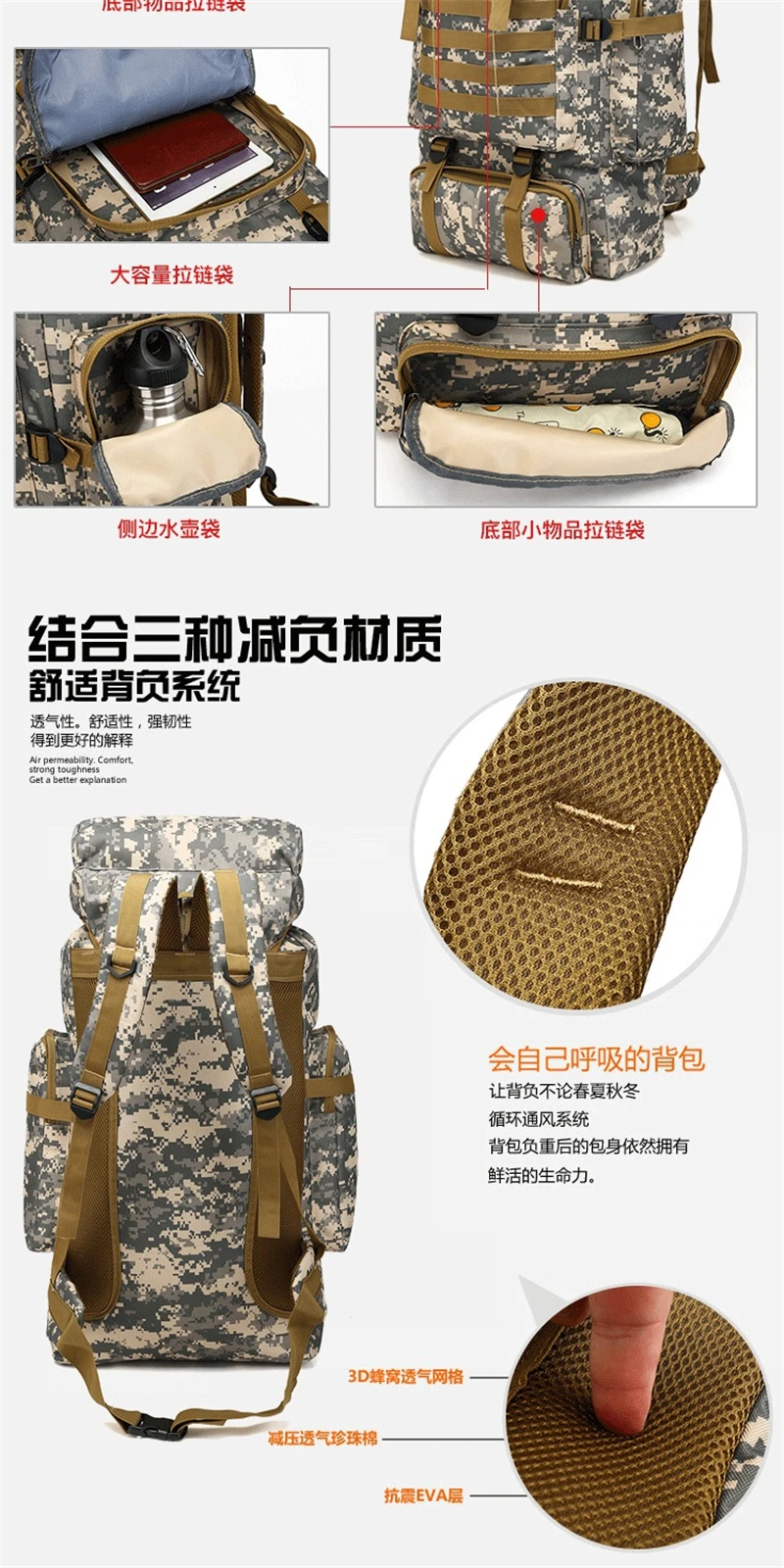 ar moda à prova dwaterproof água mochila