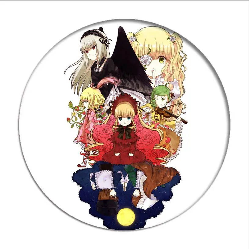 1 шт. Rozen Maiden Suigintou Косплей значки Shin ku брошь заколки Sui sei seki коллекция значков для