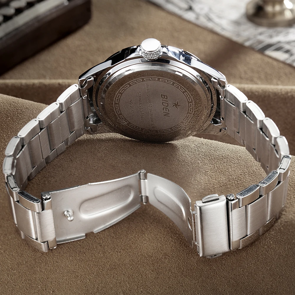 mens high quality solid stainless steel wrist watches (11)