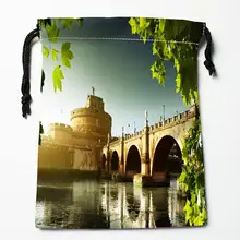 Высококачественная старинная римская печатная сумка для хранения с завязкой, Подарочная атласная сумка 27x35 см, компрессионные сумки