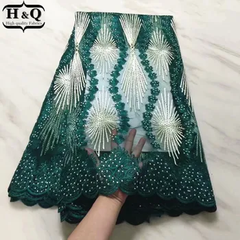 

Oil Green French Tulle Lace 5 Yards/Piece African Net Lace High Quality 2019 Guipure Lace For Bridesmaid Long Dress