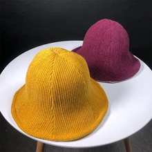 HT1909 женские шапки, женские осенне-зимние шапки, однотонные шапки-ведерки, женские повседневные вельветовые шапки для пеших прогулок, охоты, Панамы, шляпы для рыбалки