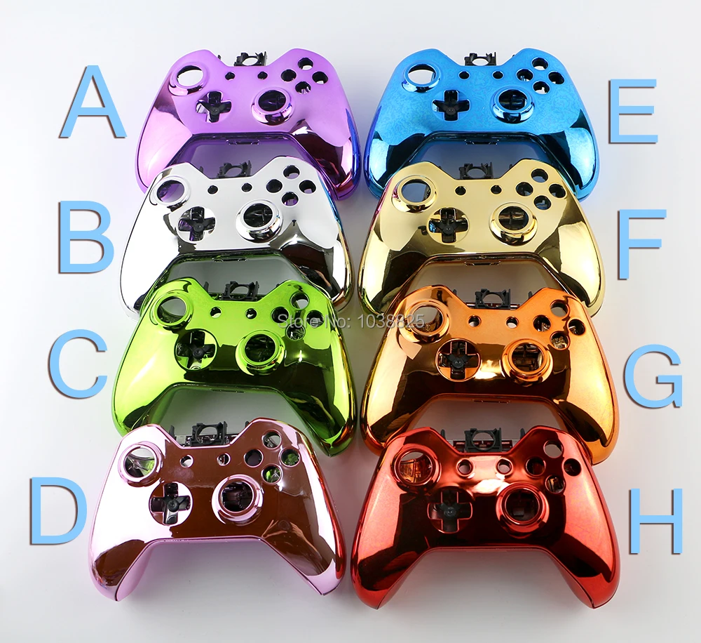 8 компл./лот для xbox one контроллер хром золото Золотой корпус полный комплект с