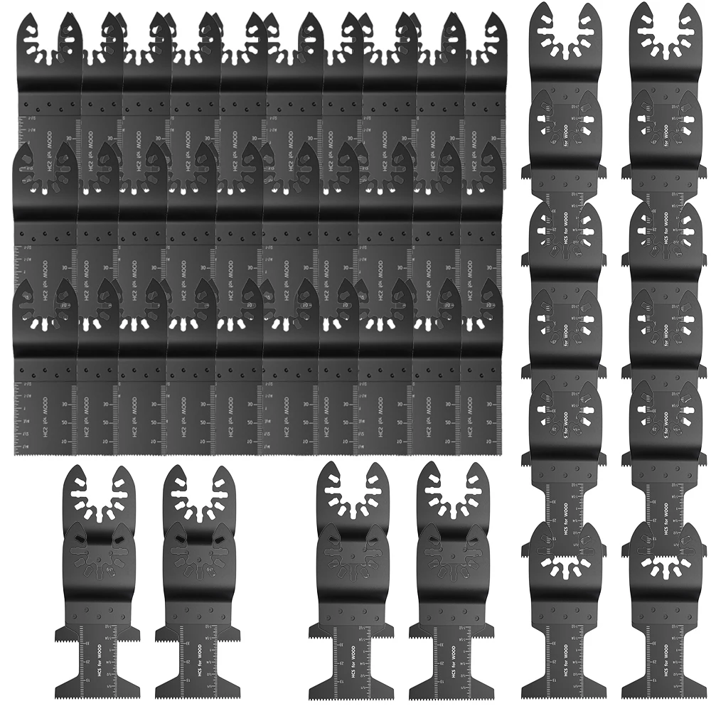 

50Pcs Multitool Saw Blade Oscillating Blade Multi Tool Circular Saw Blades Wood Cutting Kit