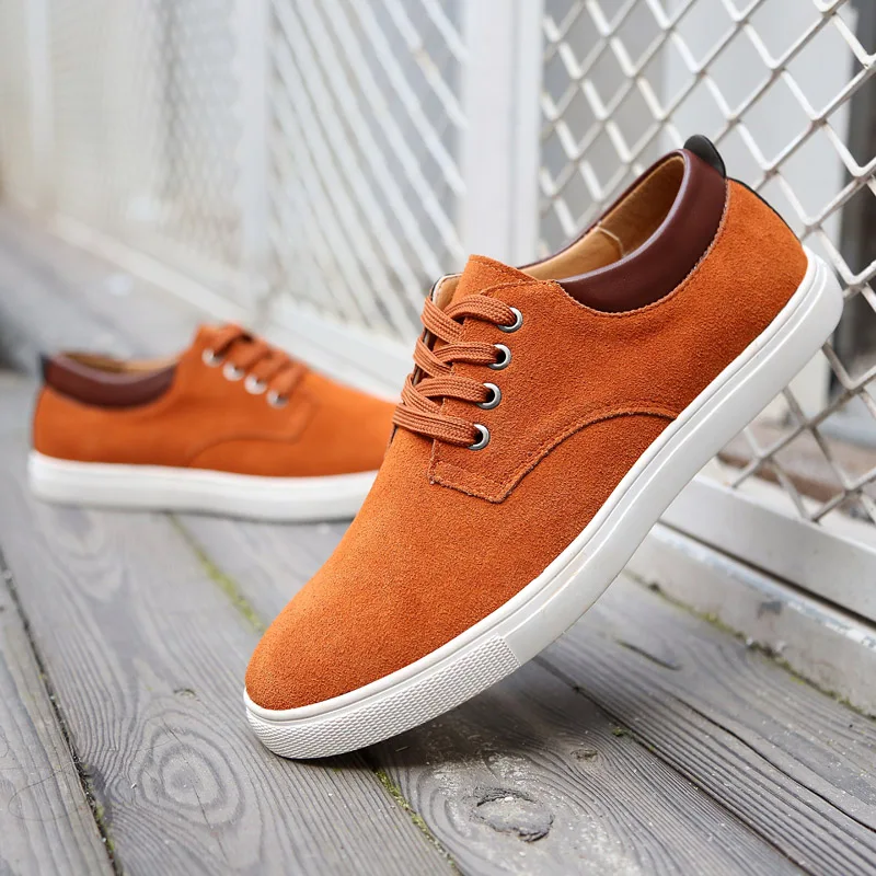 

SYWGDC 2019 Hot Sale Men Shoes Suede Leather Big Size High Quality Fashion Men's Casual Shoes Mens Shoes Flats Oxfords