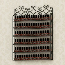 Best Offers Wrought iron wall hanging nail polish display shelf. Nail nail polish plastic shelf