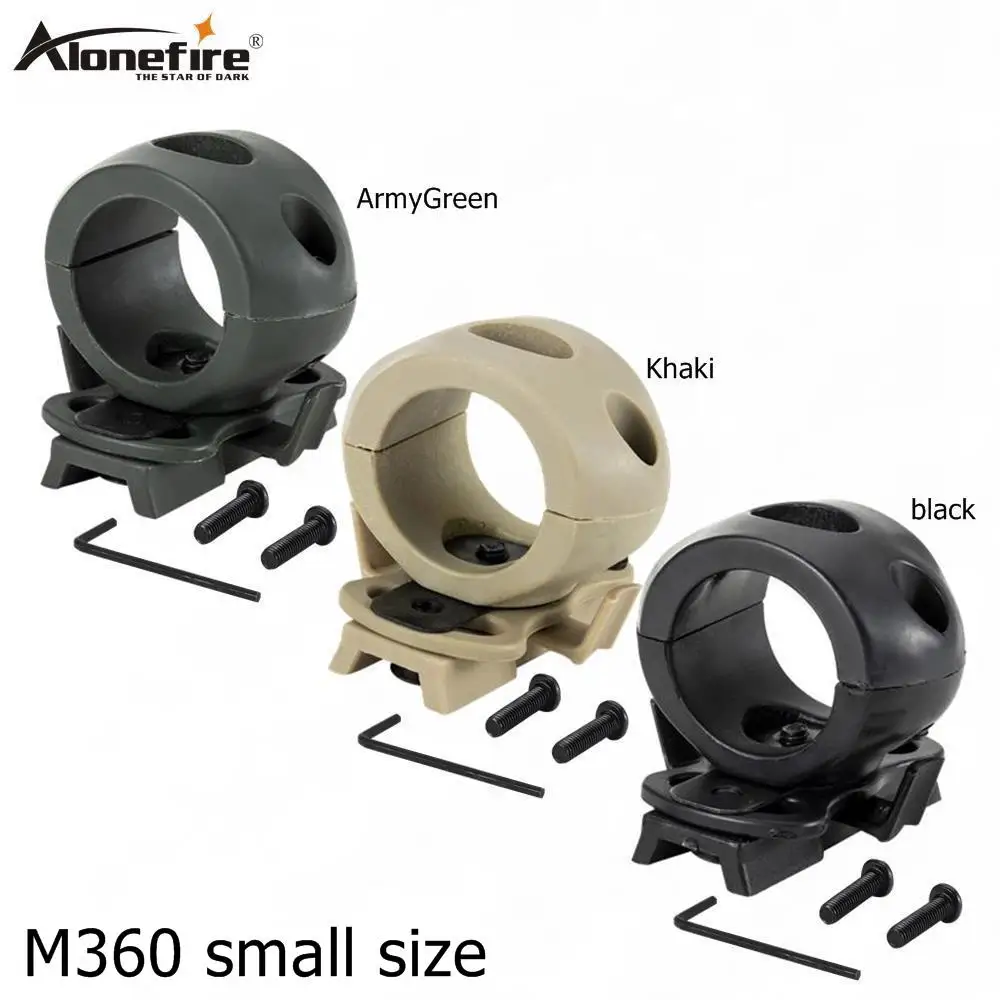 Держатель для вспышки AloneFire M360 малого размера крепление на шлем резиновый зажим