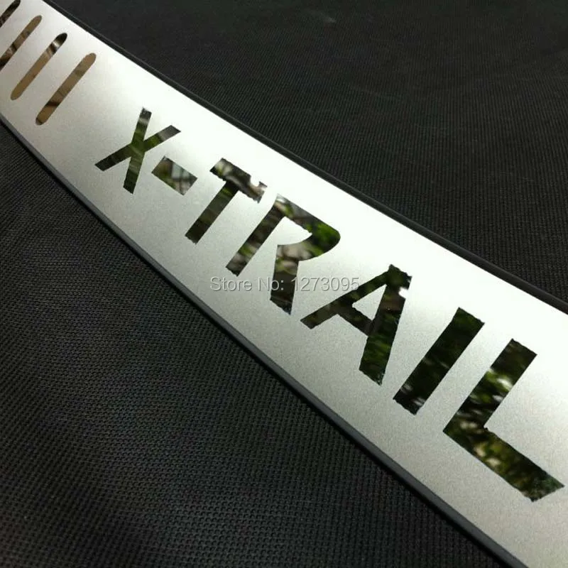 Cena Dla 2014 2017 2018 2019 Nissan x trail X Trail T32 ultracienki ze stali nierdzewnej osłona tylnego zderzaka zewnętrzna osłona pedału akcesoria