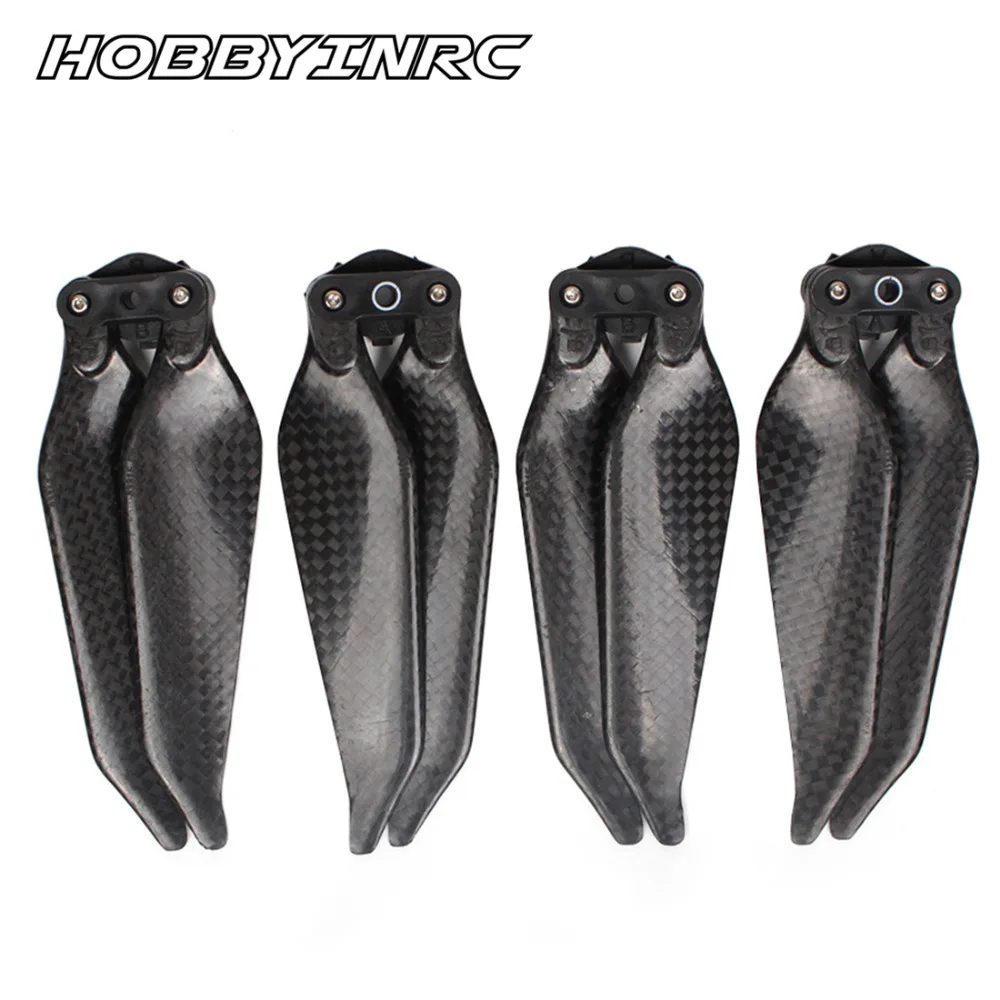 

HOBBYINRC RC Drone Accessories 2 Pair 8331F Foldable Carbon Fiber Noise-reduction Propeller for DJI Mavic Pro Platinum Edition