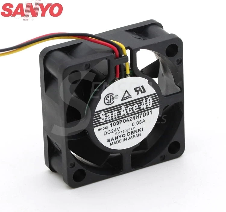 Для Sanyo 109P0424H7D01 4015 4 см 40 мм DC 24V 0.08A радиатор оборудование охлаждения осевые