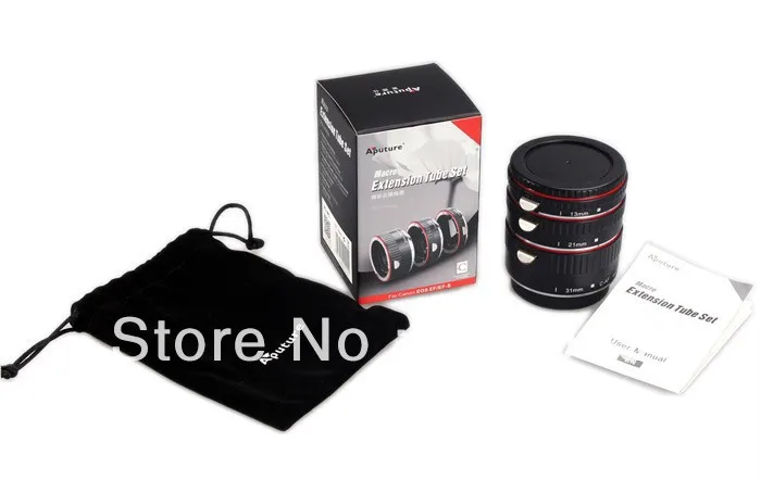 

aputure AF Auto Focus Macro Extension Tube Ring For canon EF EF-S 60D 650D 5DII 7D camera