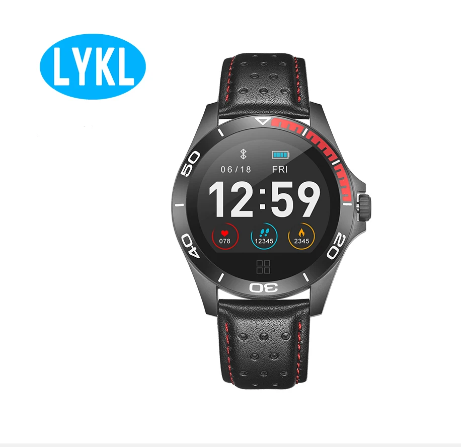 

LYKL smart watch CK21 with sphygmomanometer IP67 waterproof smart pedometer fitness tracker camera remote control smart bracelet