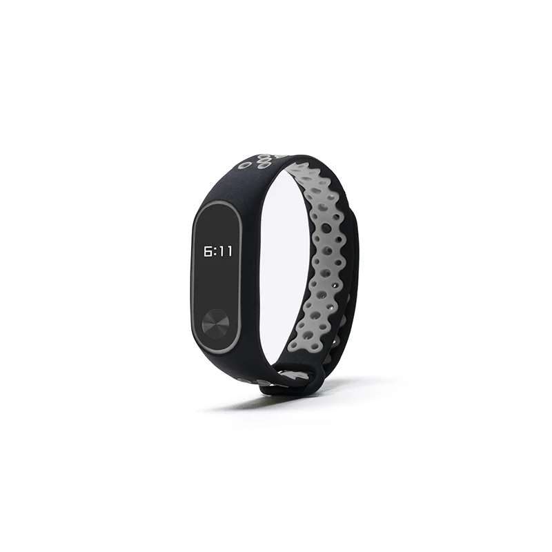 Сменный ремешок для Mi band2 с двойным цветным ремешком силиконовый цветной сменный