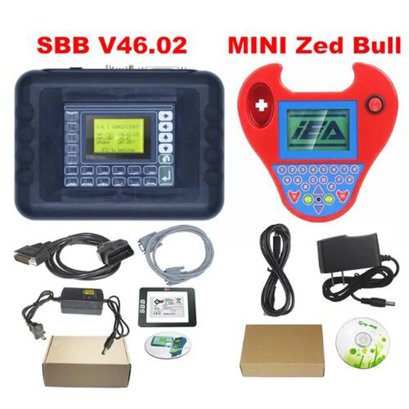 2 цвета SBB V48.99 V48.88 V46.02 Ключевые программист добавить новые автомобили обновление, чем SBB V33.02 та же функция, что и CK100 MINI ZED BULL