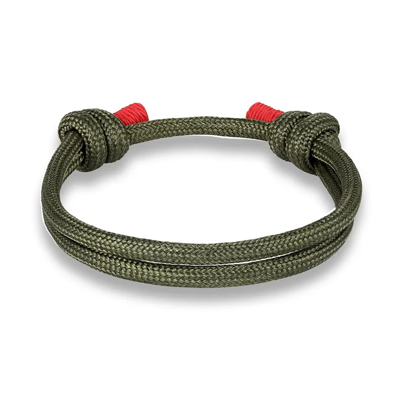 Bracelet jewelry men and women summer anklet sports rope survival bracelet braided colorful lover lucky wrap