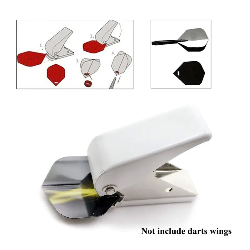 

Dart Wing Punch Tools Professional Darts Flight Hole Puncher Metal Ring Accessory