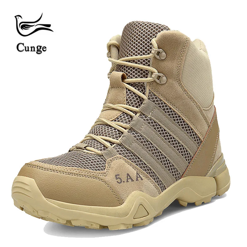 

Men's Ultralight Military Boots Men's Special Forces Army Fan Outdoor High Desert Tactical Boots Breathable Desert Combat Boots