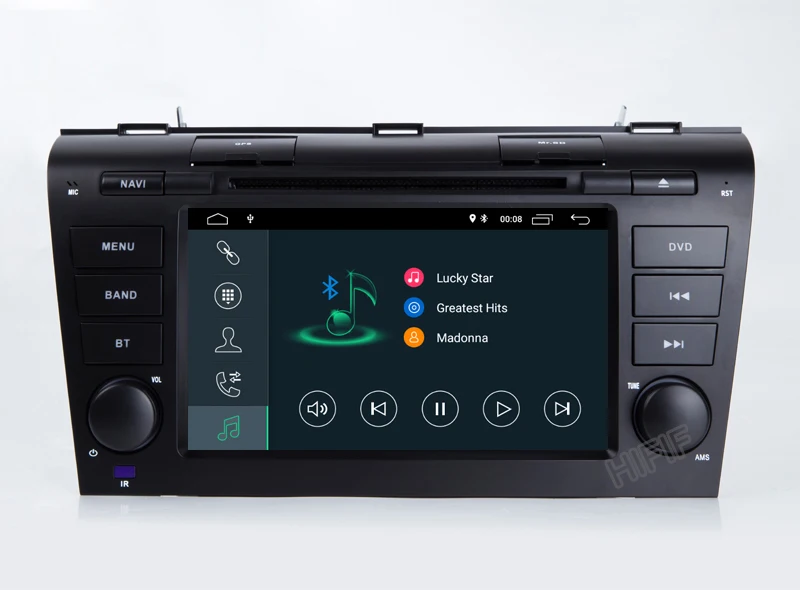 Clearance IPS 7" Touch Screen Car DVD Stereo Player FOR MAZDA3 MAZDA 3 2004 2005 2006 2007 2008 2009 Bluetooth Radio GPS Navigation System 7