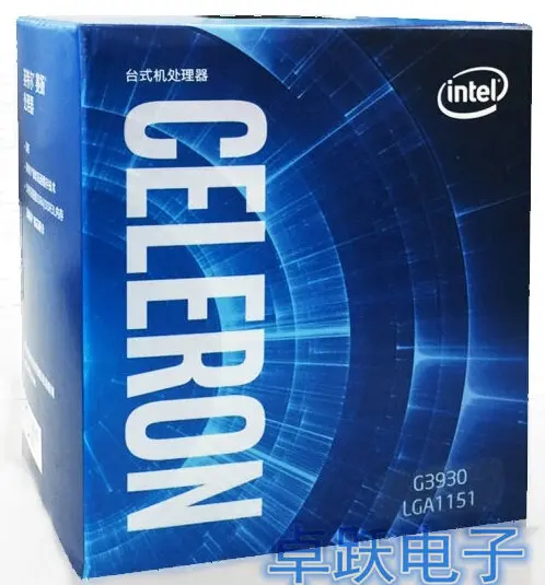 cpu socket Intel Celeron Processor G3930 Boxed processor LGA1151 14 nanometers Dual-Core 100% working properly Desktop Processor new cpu