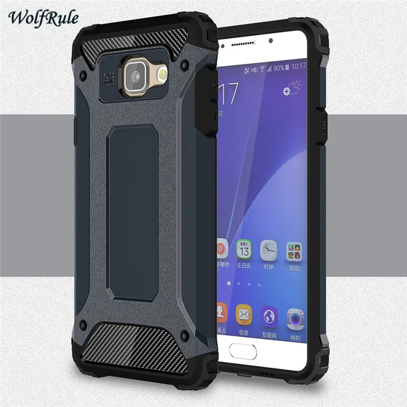 

Case For Samsung Galaxy A7 2016 Coque Dual Layer Armor TPU & PC Case For Samsung A7 2016 A710 Cover Business Style Phone Fundas