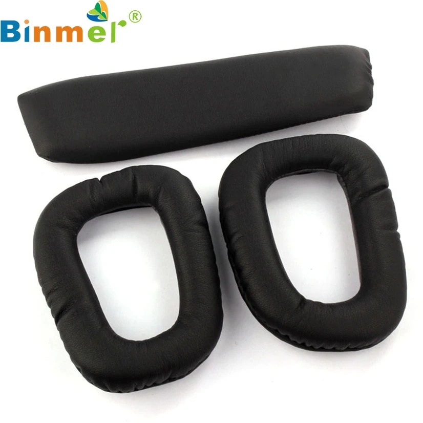 

Factory Price Binmer High Quality Set Replacement Headband Ear Pads Cushion for Logitech G35 G430 Headphones Nov8