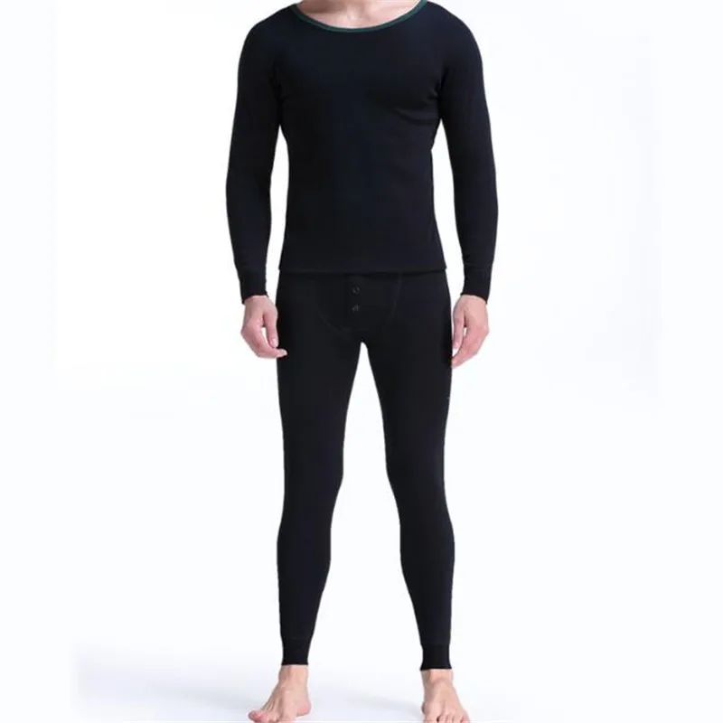 Men's Warm Long Johns,Men's Plus Thick Velvet Cotton Elastic Long Johns ...