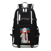 Рюкзак для путешествий DitF DARLING in the FRANXX ICHIGO MIKU ZERO TWO Cos, женский рюкзак, Холщовый школьный рюкзак для девочек-подростков, рюкзак