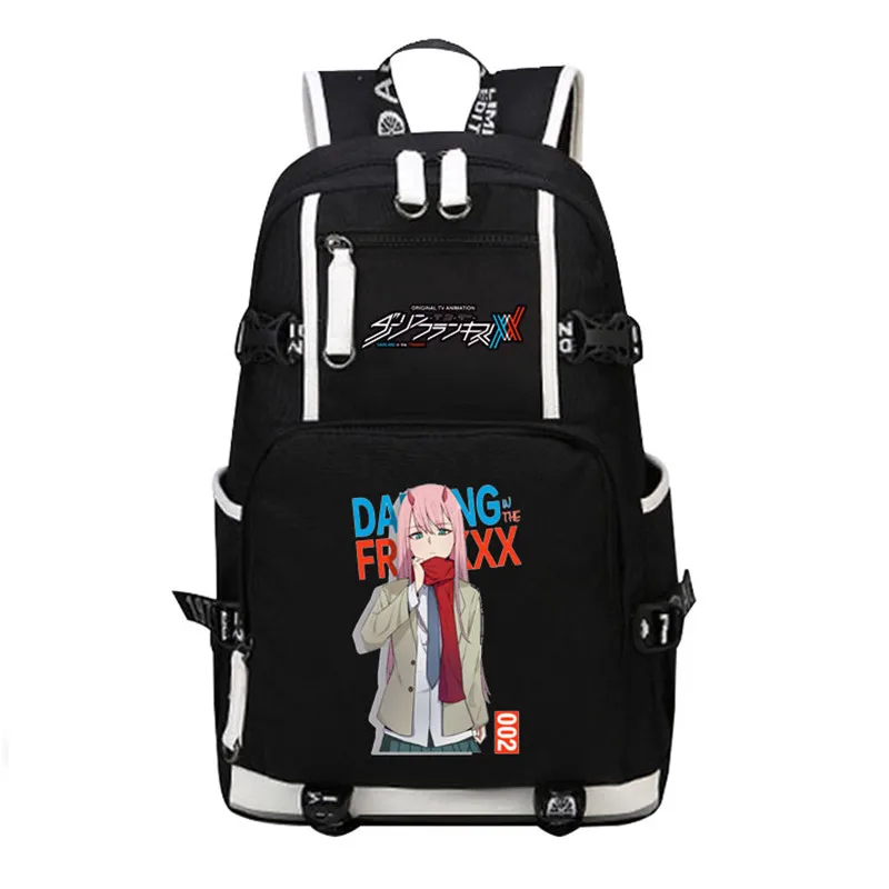 DitF DARLING в FRANXX аниме печати рюкзак ICHIGO Мику ZERO два Cos для женщин Backapck холст школьные ранцы для подростков обувь девочек
