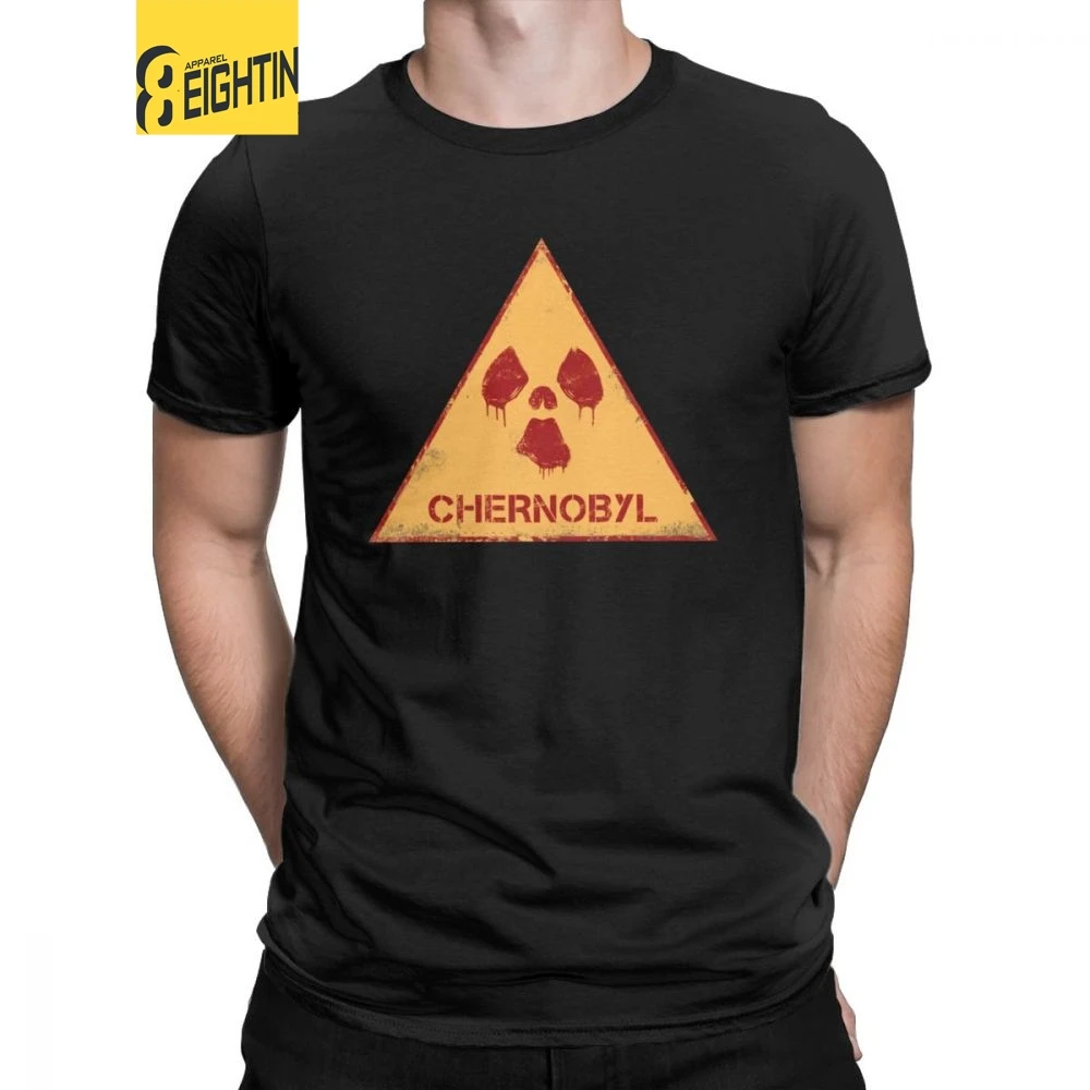 

Chernobyl Radiation Men's T Shirts What Is The Cost Of Lies Russia Unique Tees Short Sleeve T-Shirts 100% Cotton Big Size Tops