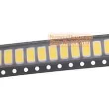 200 шт. 5730 0.5W-150Ma 50-55lm 3200K теплый белый светильник SMD 5730 5630 Светодиодный 5730 диоды для подавления переходных скачков напряжения(3,2~ 3,4 V