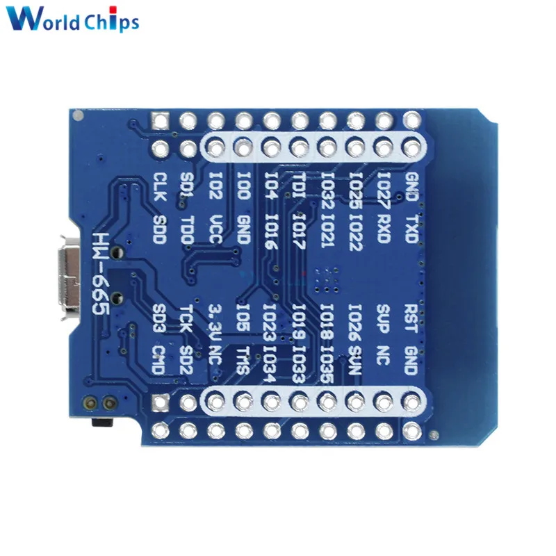 1 комплект для Wemos MINI D1 ESP32 WiFi+ Bluetooth для Wemos D1 Mini Esp8266 модуль с булавками Новое поступление