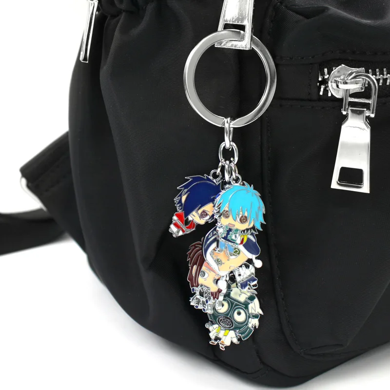 Японский Аниме Angel beats Karneval брелок Keroro Gunsou Neon Genesis Evanglion персонализированный 5 кукольный кулон металлический брелок подарок