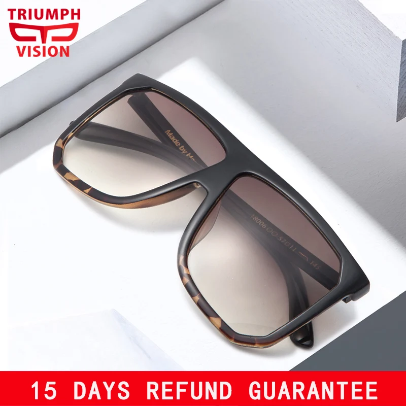 Солнцезащитные очки TRIUMPH VISION с плоским верхом для мужчин и женщин большие