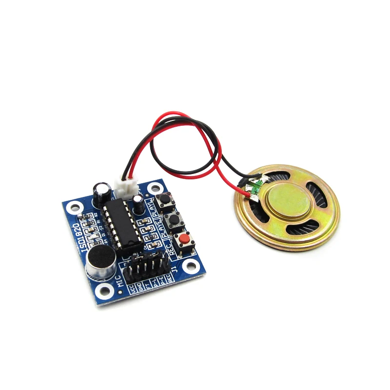 ISD1820 Sound Voice Recording Playback Module With Mic Sound Audio + Loudspeaker (4)