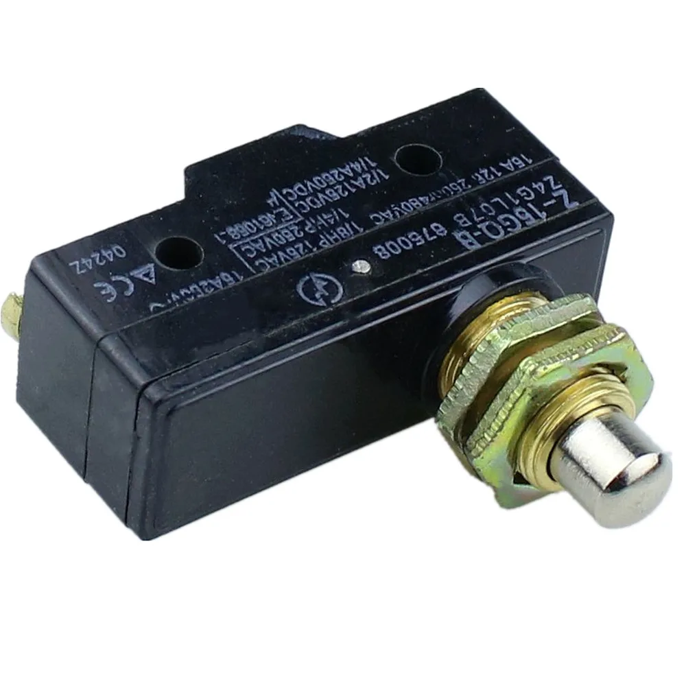 Push Button Plunger Momentary Micro Limit Switch SPDT 16A