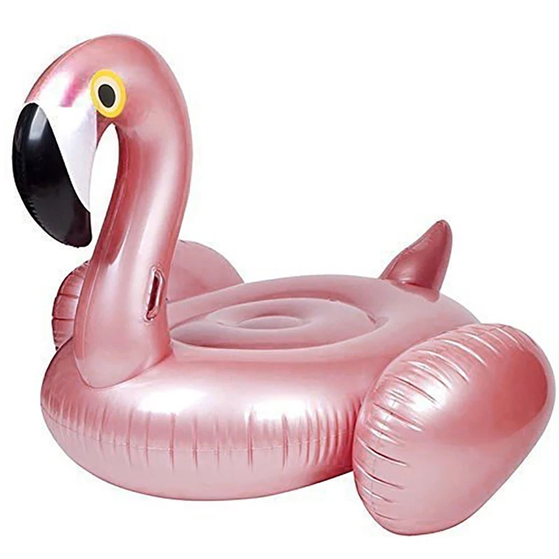 

Rose Gold/Pink Inflatable Flamingo Pool Float For Adult Children Inflatable Mattress Swimming Perfect For Summer Pool Parties
