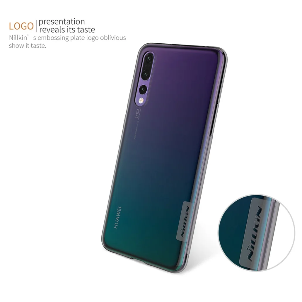 Для huawei P20 Pro Чехол P20 Lite Nova 3E чехол Nillkin природа прозрачный мягкий кремний ТПУ задняя крышка для huawei P20 Pro